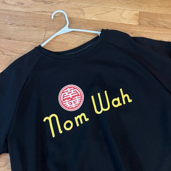 Nom Wah Tea Parlor Black Crewneck Sweatshirt - Unisex XL - Picture 2 of 3